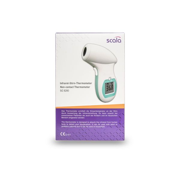 Scala - Infrarood Contactloze Voorhoofdthermometer SC 8280 - Afbeelding 3